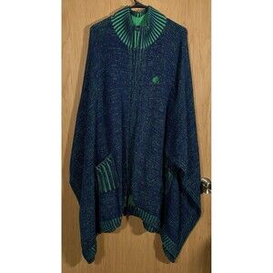 Emerson Street Peruvian Collection Notre Dame Knit Cape Poncho Women's 2XL